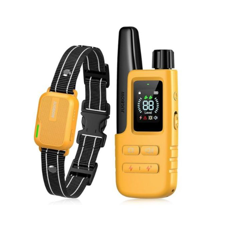 JUGBOW Dog Training Collar 4500FT Dog Training Behavior Aid, Remote IPX8 Waterproof with 4 Training Modes, Outdoor Rechargeable E-Collar DT61